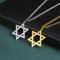 Star Of David Faith Pendant Necklace