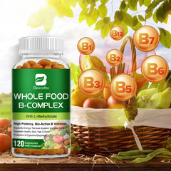 BEWORTHS B-COMPLEX Capsule Contains Vitamin B1, B2, B3, B5, B6, B12 Support Immune ,Skin ,Eyes Health Daily Vitamin Supplements