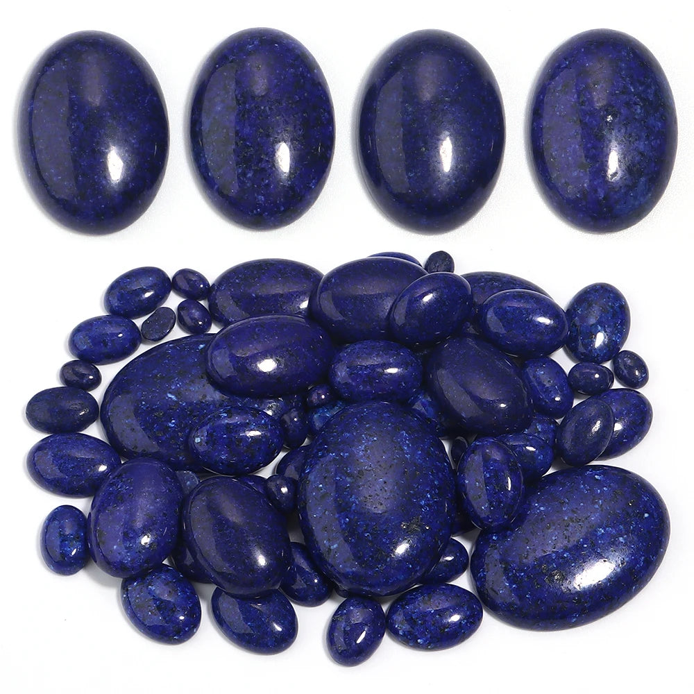 Natural Stone Oval Cabochon Beads
