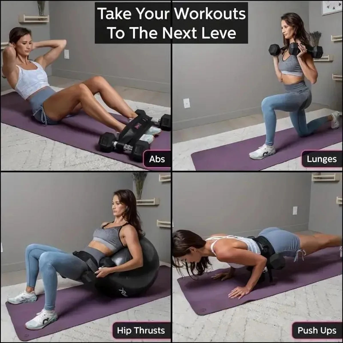Adjustable Weighted Waist Belt, for Home Workouts, Dumbbell Training & Hip Shaping, Home Gym Fitness Equipment
