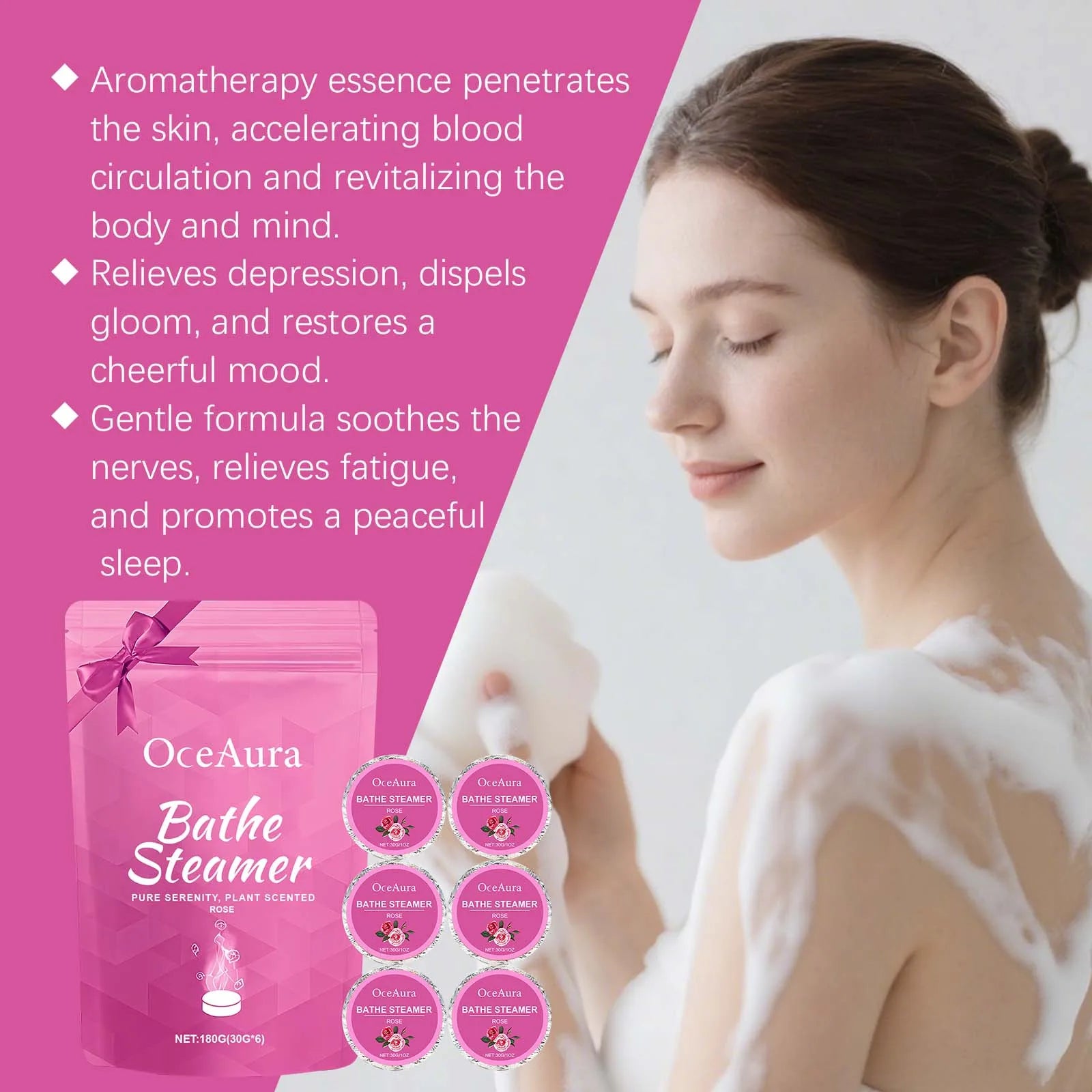 Aromatherapy Shower Steamers Relaxation Tablets