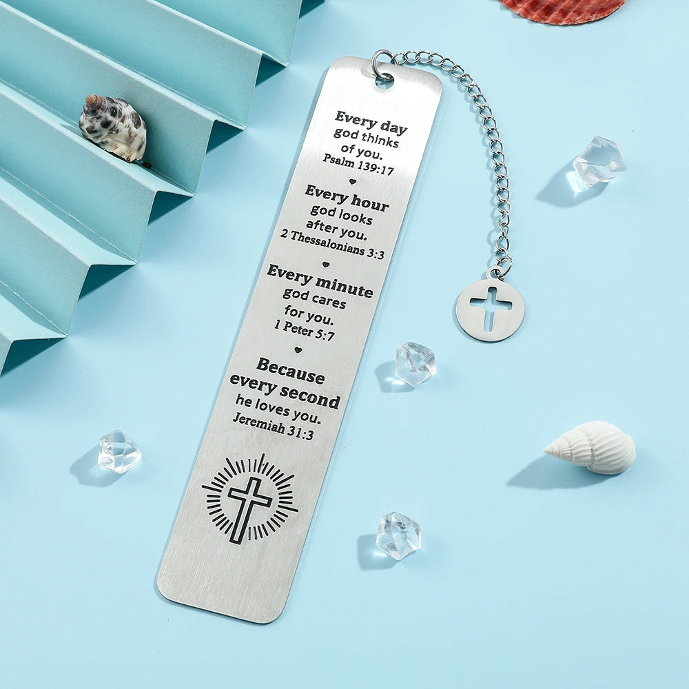 Personalized Stainless Steel Reading Bookmark