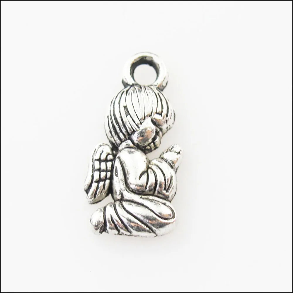 Praying Angel Wings Pendant Charms