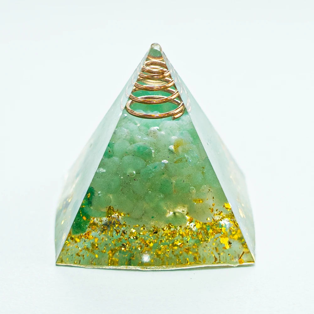 Crystal Energy Pyramid Chakra Decor