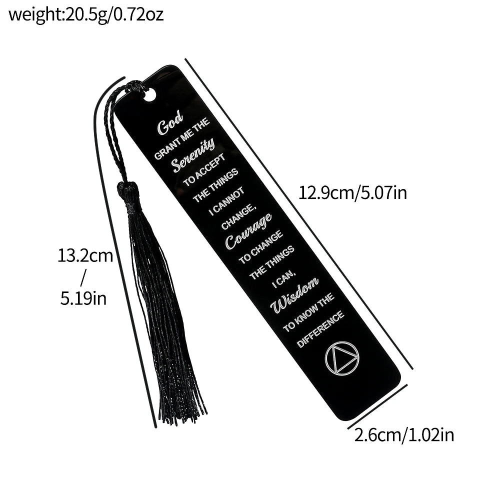 Personalized Stainless Steel Reading Bookmark