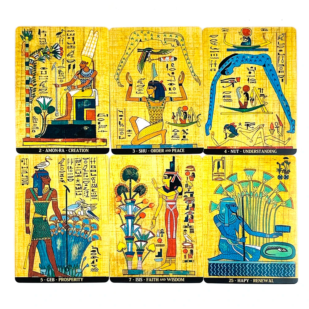 Egyptian Gods Oracle Card Deck