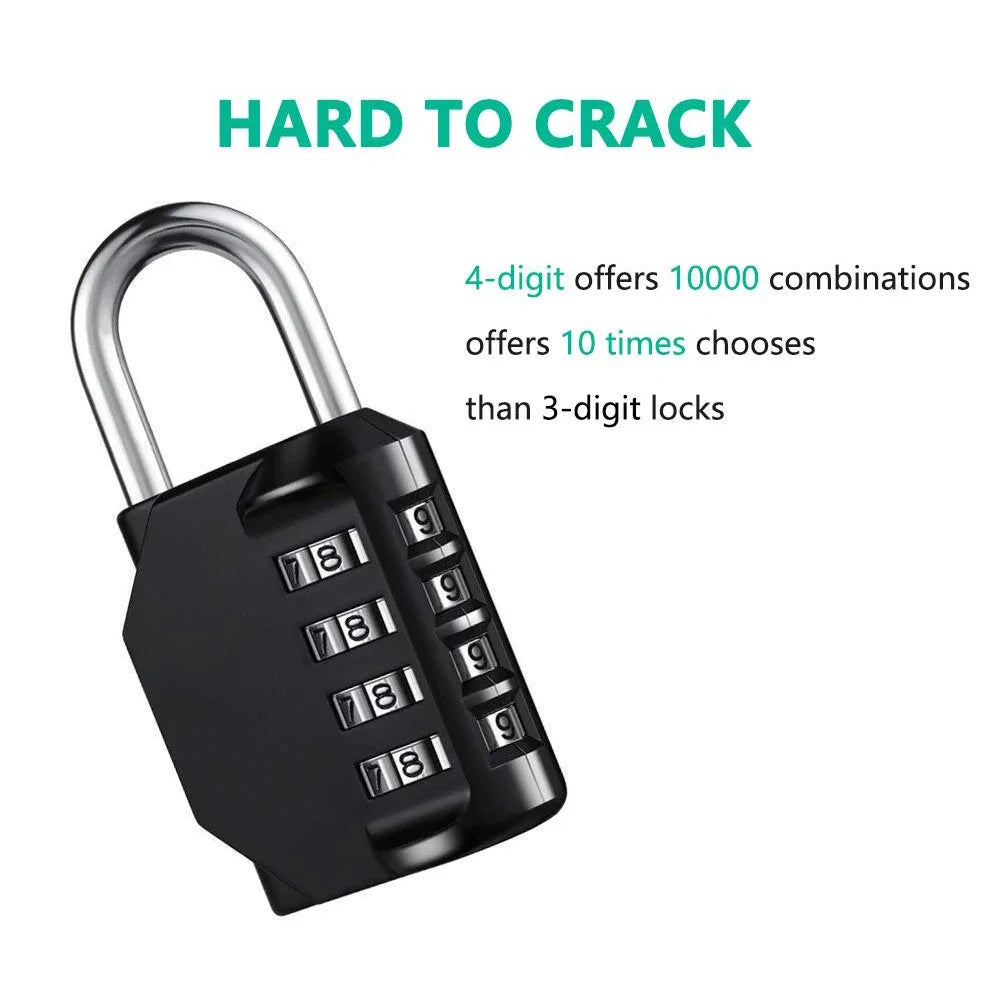 4 Digit Combination Padlock