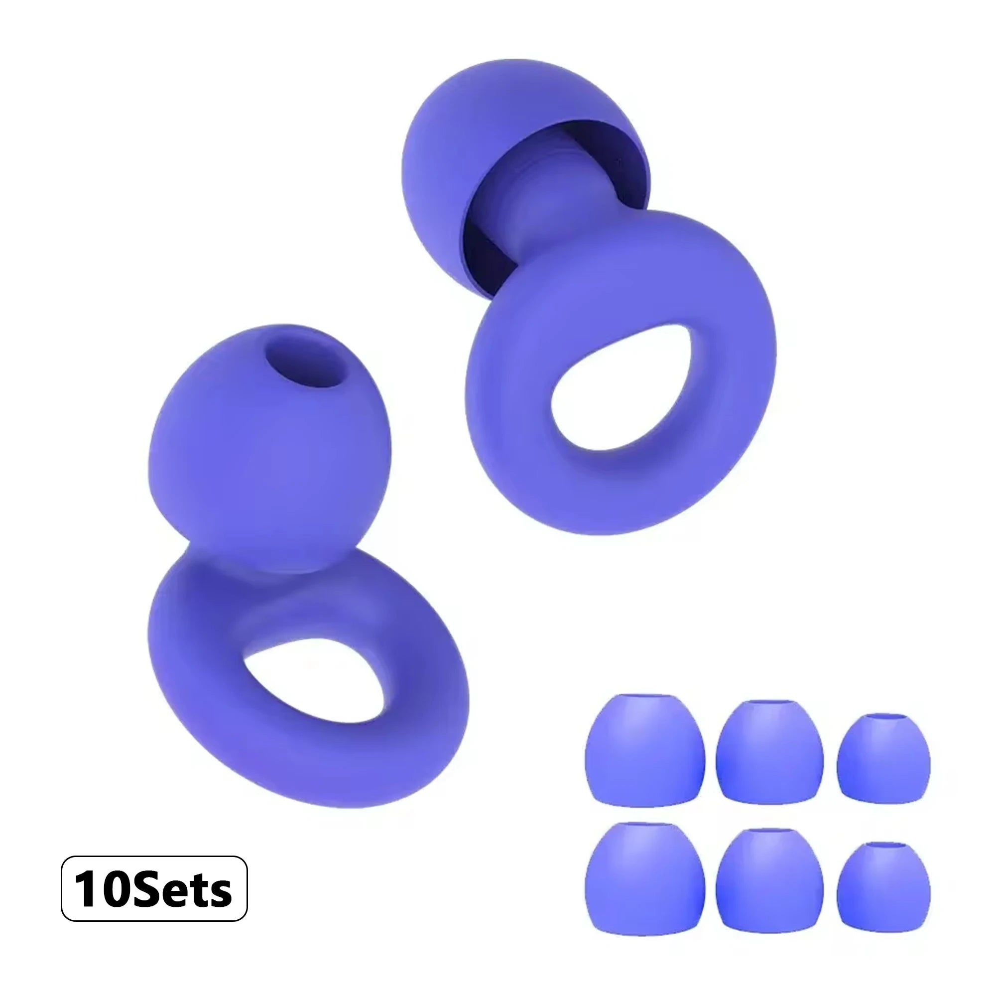 Reusable Silicone Noise Reducing Sleep Earplugs