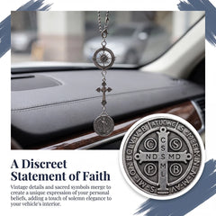 Christian Car Protection Cross Hanging Charm