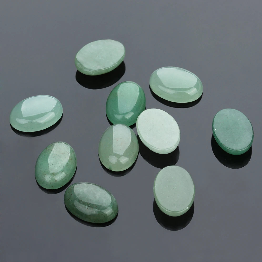 Natural Stone Oval Cabochon Beads