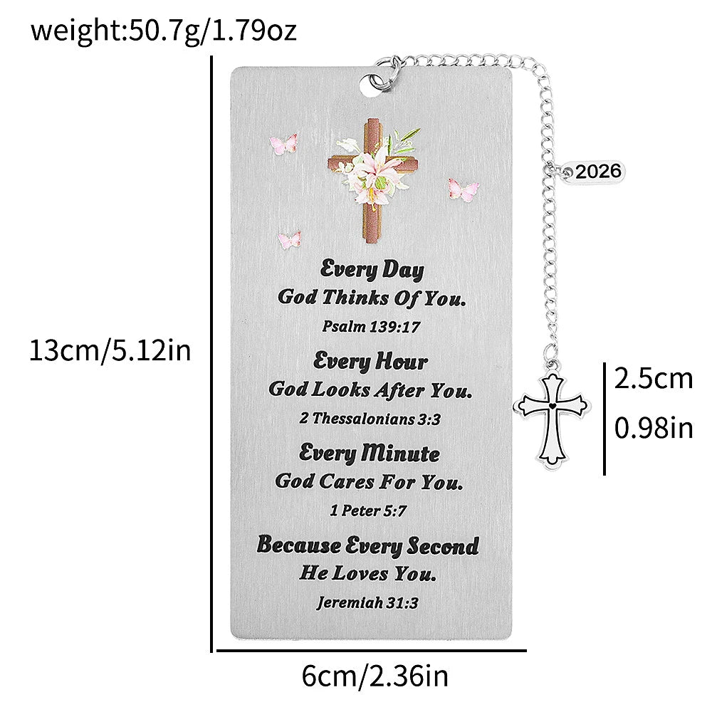 Inspirational Bible Verse Bookmark Gift