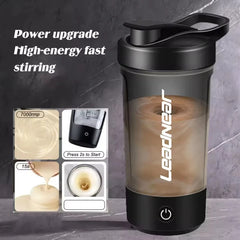 650ml Electric Protein Shaker Bottle and Portable Blender
