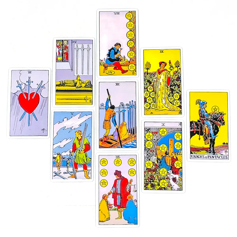 Tarot Card Deck Spiritual Divination Game