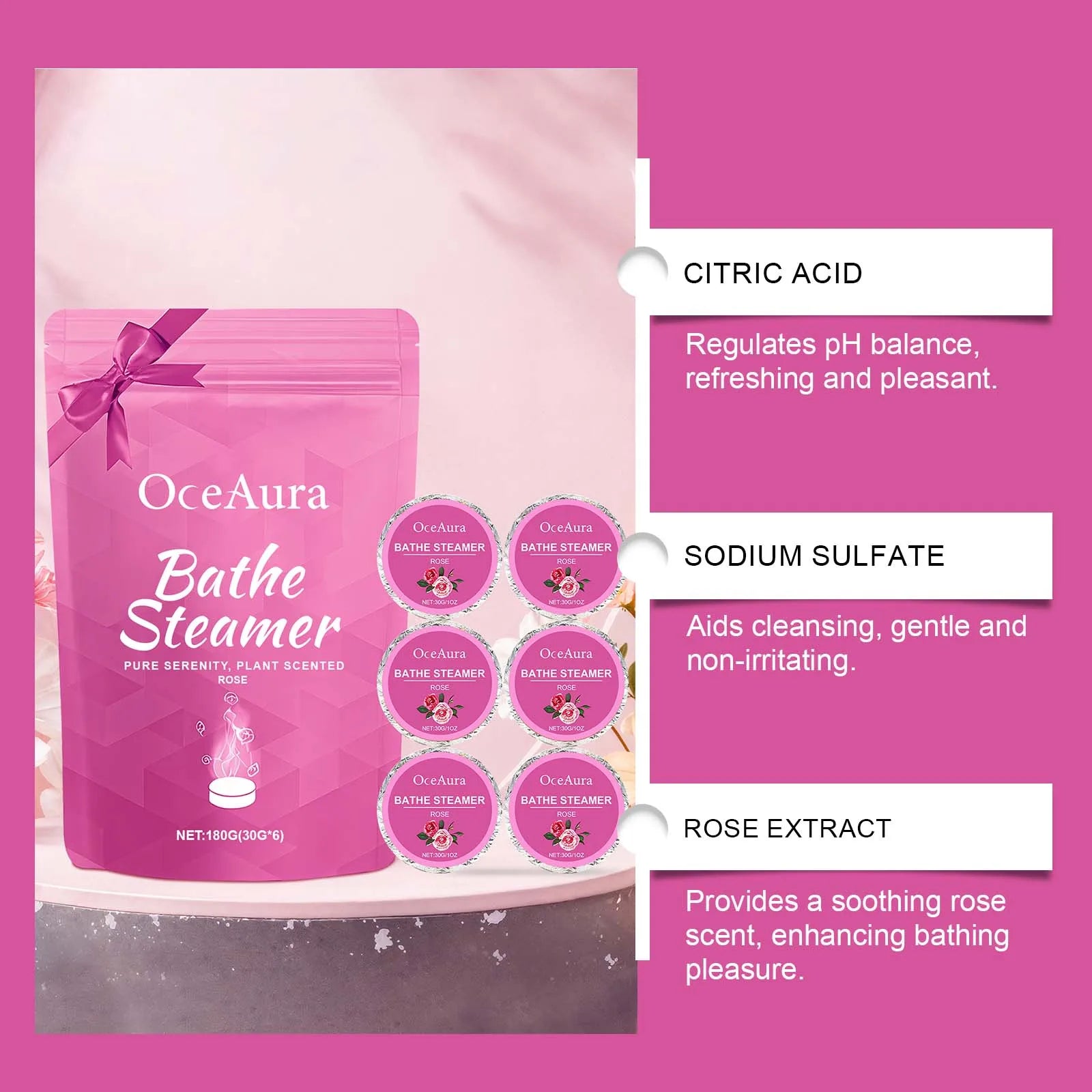 Aromatherapy Shower Steamers Relaxation Tablets