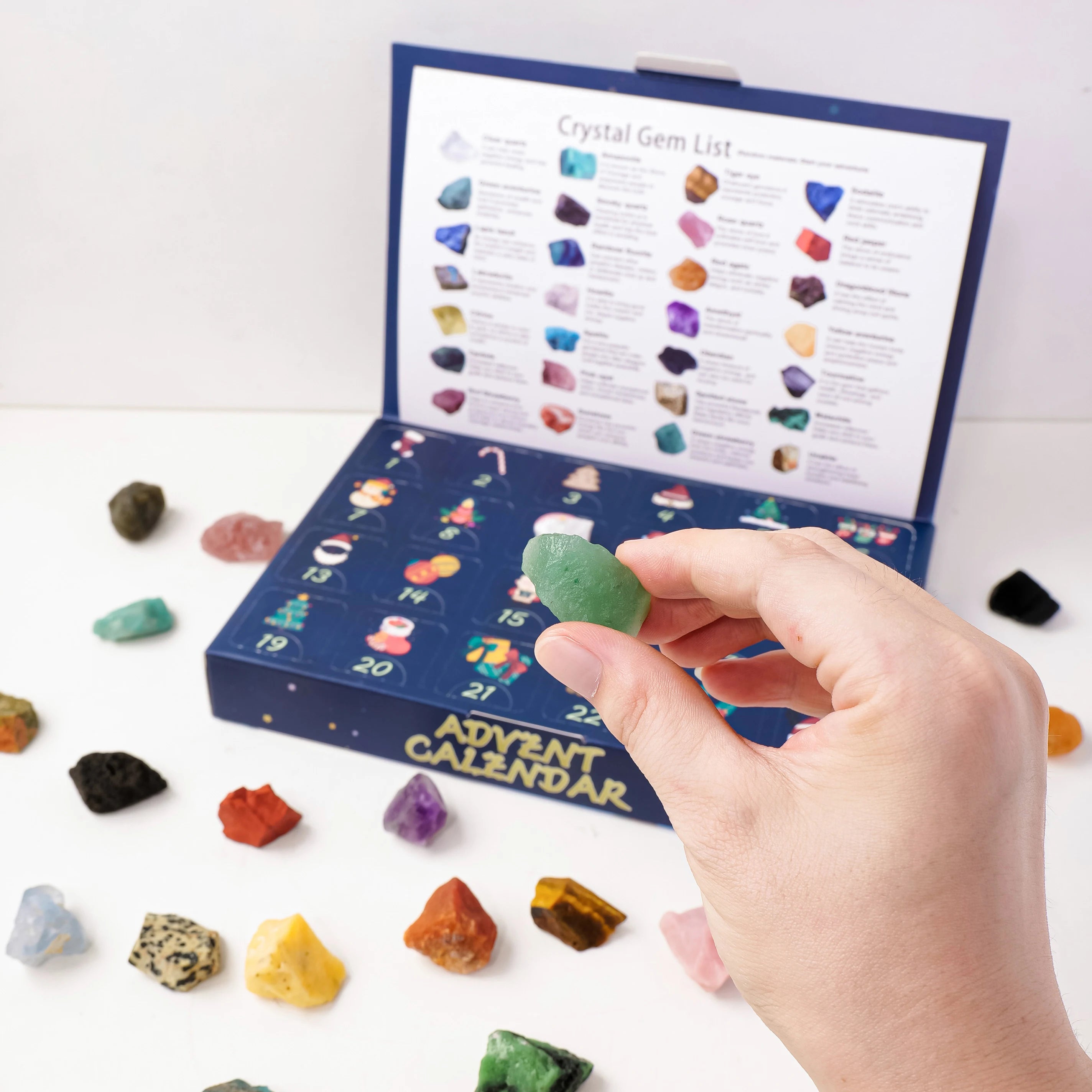 Crystal Mineral Gift Box Chakra Stone Collection
