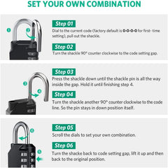 4 Digit Combination Padlock