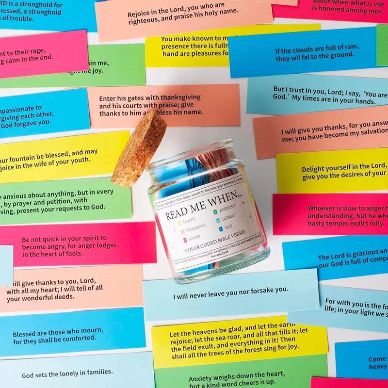 Bible Verse Prayer Jar Spiritual Gift