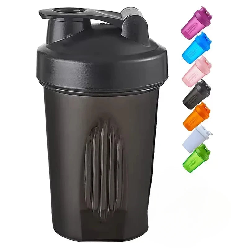 1-7PCS Shaker Bottles Sport Water Cups Whey Protein Powder Mixer Bottle Fitness Gym Shaker Outdoor Portable Plastic Drink Cup
