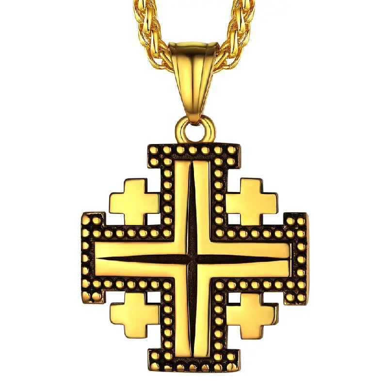 Christian Cross Prayer Necklace Jewelry