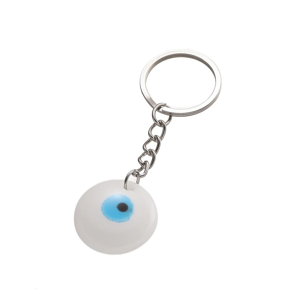 Lucky Eye Glass Protection Keychain Charm