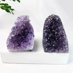 Natural Amethyst Crystal Cluster Geode