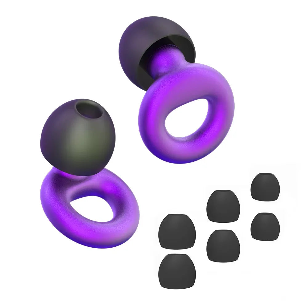 Reusable Silicone Noise Reducing Sleep Earplugs