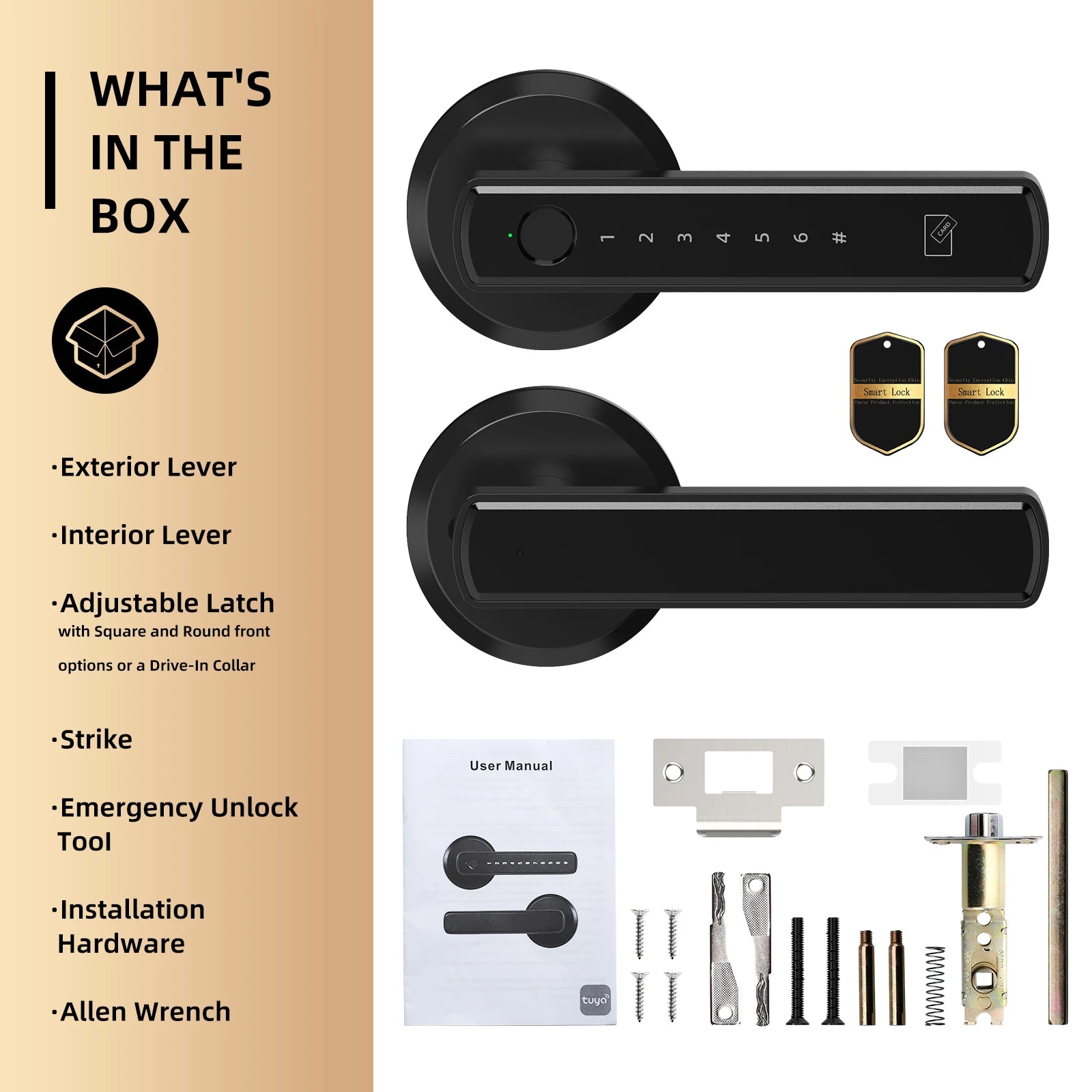 Fingerprint Smart Door Lock With Keypad