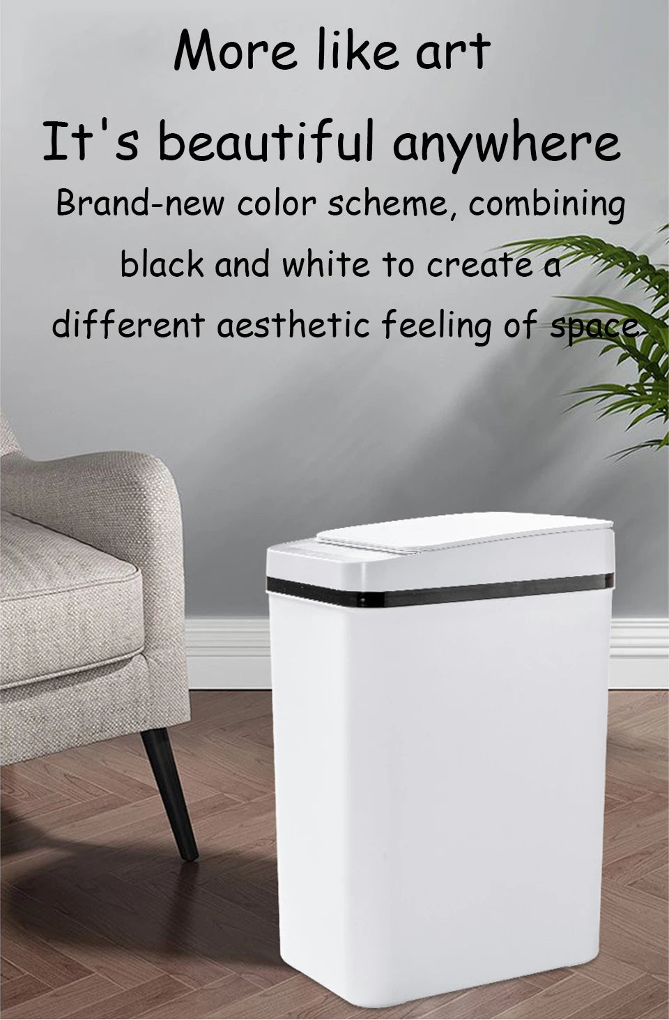 12L Touchless Motion Sensor Trash Can