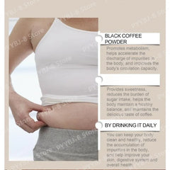 Metabolic Powder with Mushroom Extract and Black Coffee Promote Internal Circulation in The Body Health Nutritional Supplements