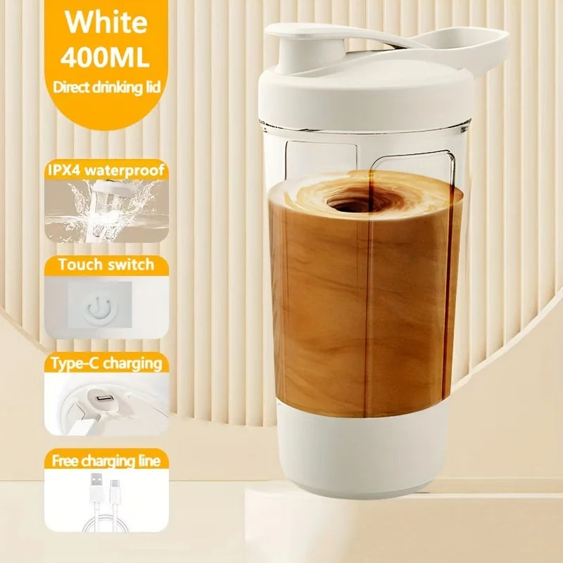 650ml USB Rechargeable Electric Protein Shaker Bottle