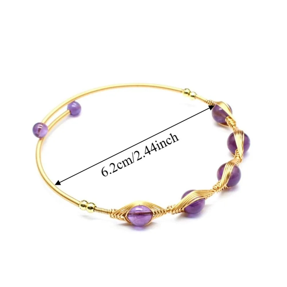 Adjustable Crystal Bead Energy Bracelet