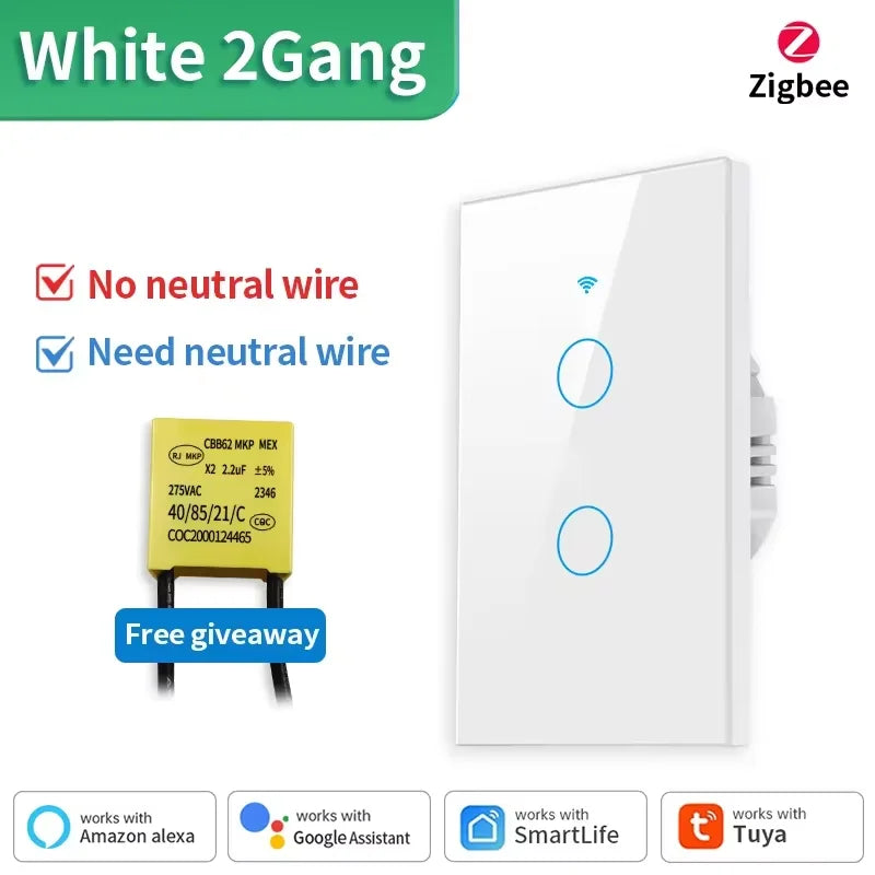 Tuya Smart Touch Wall Light Switch