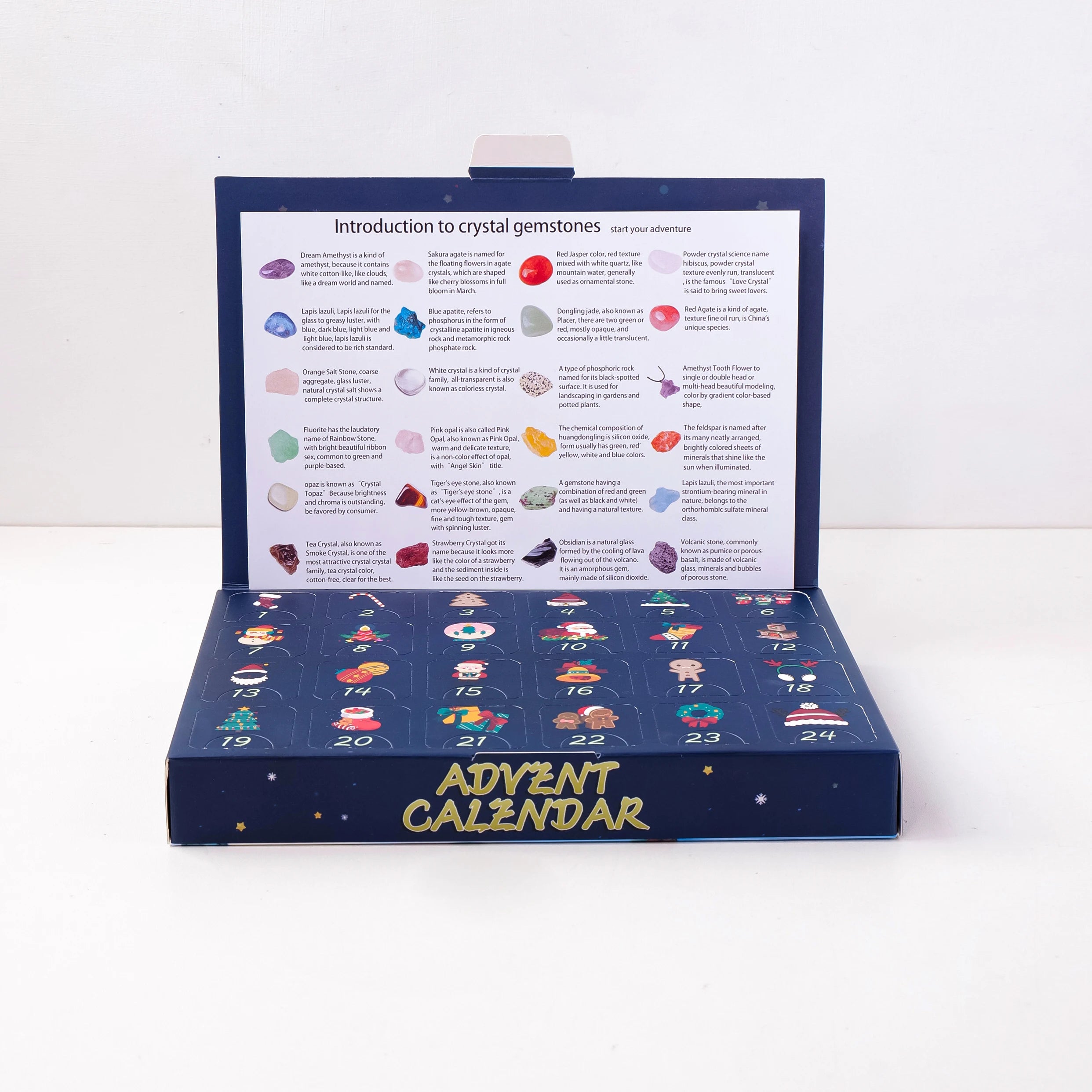 Crystal Mineral Gift Box Chakra Stone Collection
