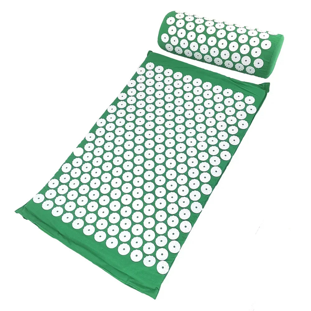 Acupressure Mat & Pillow Pain Relief Set