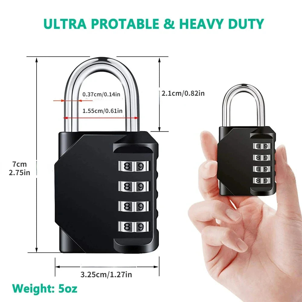 4 Digit Combination Padlock