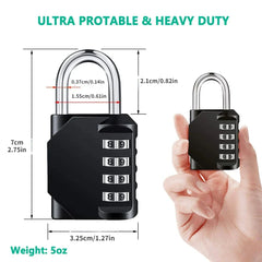 4 Digit Combination Padlock