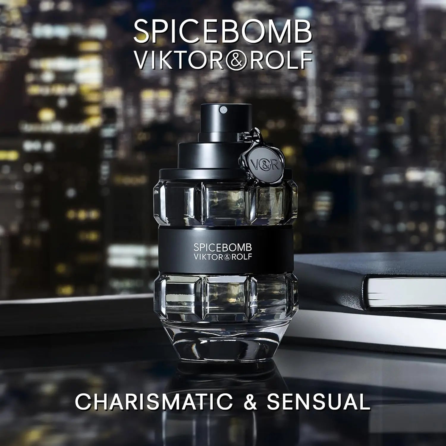 Viktor&amp;Rolf - Spicebomb Eau De Toilette - Amaderada y Especiada - Colonia para Hombre - con Notas Cítricas y Tabaco Perfume de San Valentín
