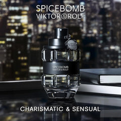 Viktor&amp;Rolf - Spicebomb Eau De Toilette - Amaderada y Especiada - Colonia para Hombre - con Notas Cítricas y Tabaco Perfume de San Valentín