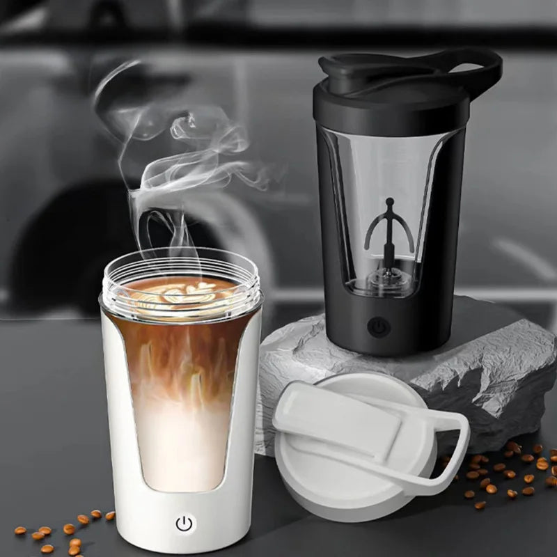 450ml USB Rechargeable Electric Protein Shaker Bottle