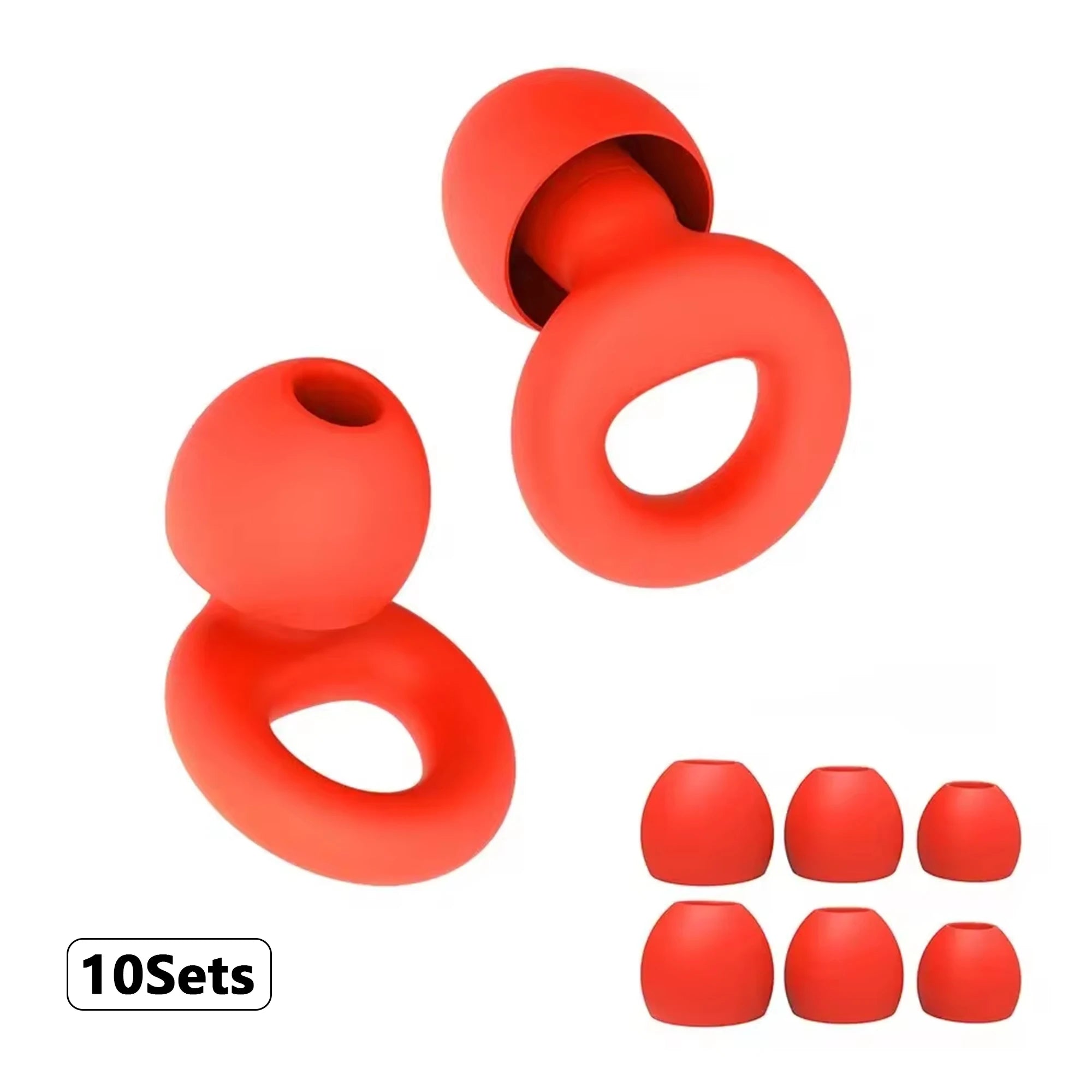 Reusable Silicone Noise Reducing Sleep Earplugs