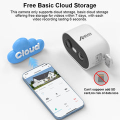2K Wireless Rechargeable Security Camera