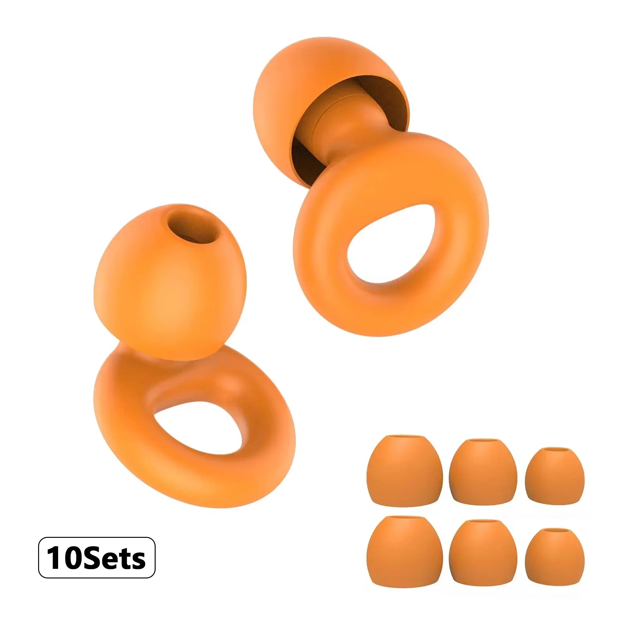 Reusable Silicone Noise Reducing Sleep Earplugs