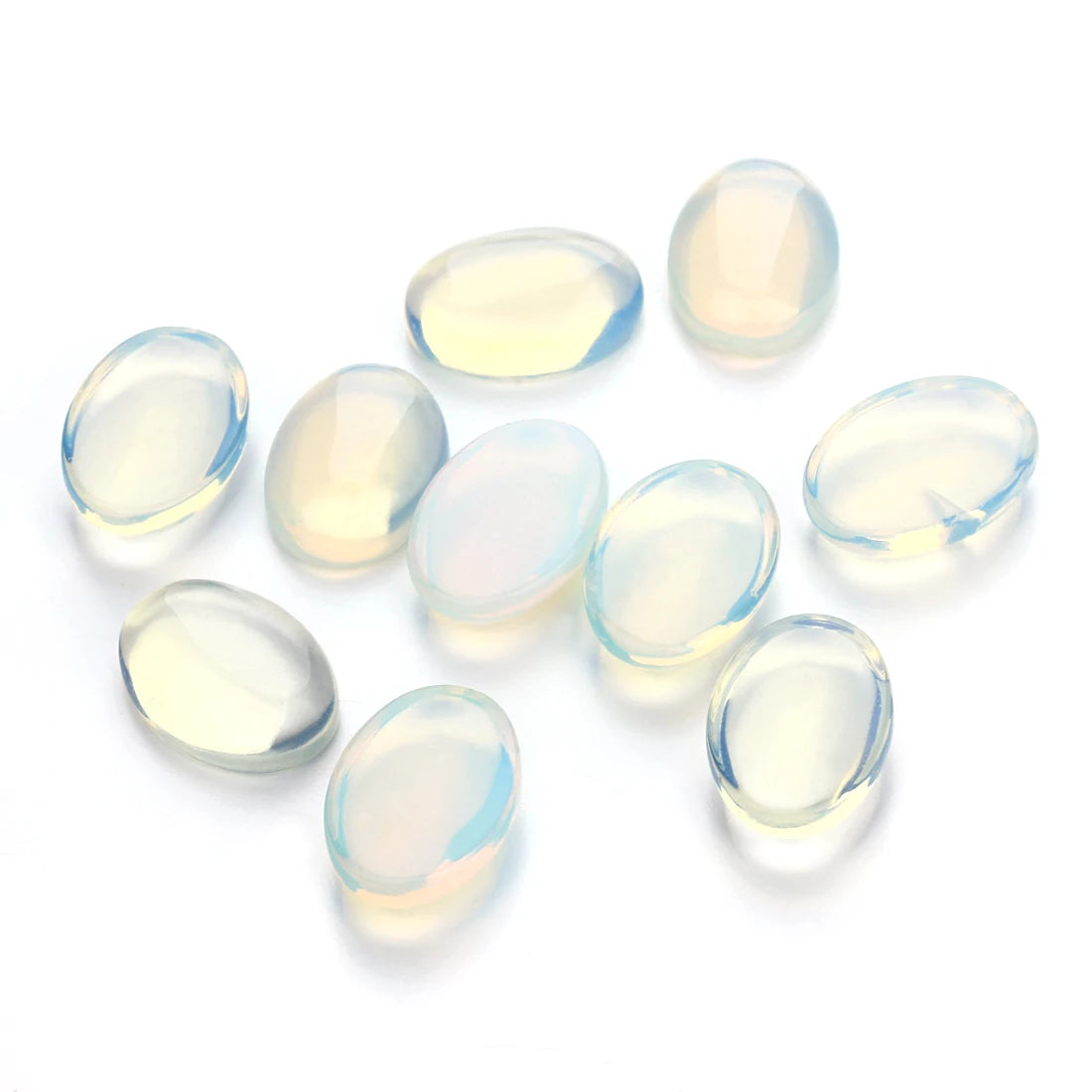 Natural Stone Oval Cabochon Beads