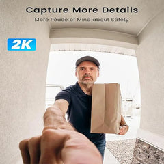 2K Wireless Smart Video Doorbell Camera
