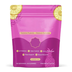 Women’s Pineapple Flavor Probiotic Gummie with Prebiotics for Keep PH Balance,Enhance Immunity,maintain Microbial Health 60pcs