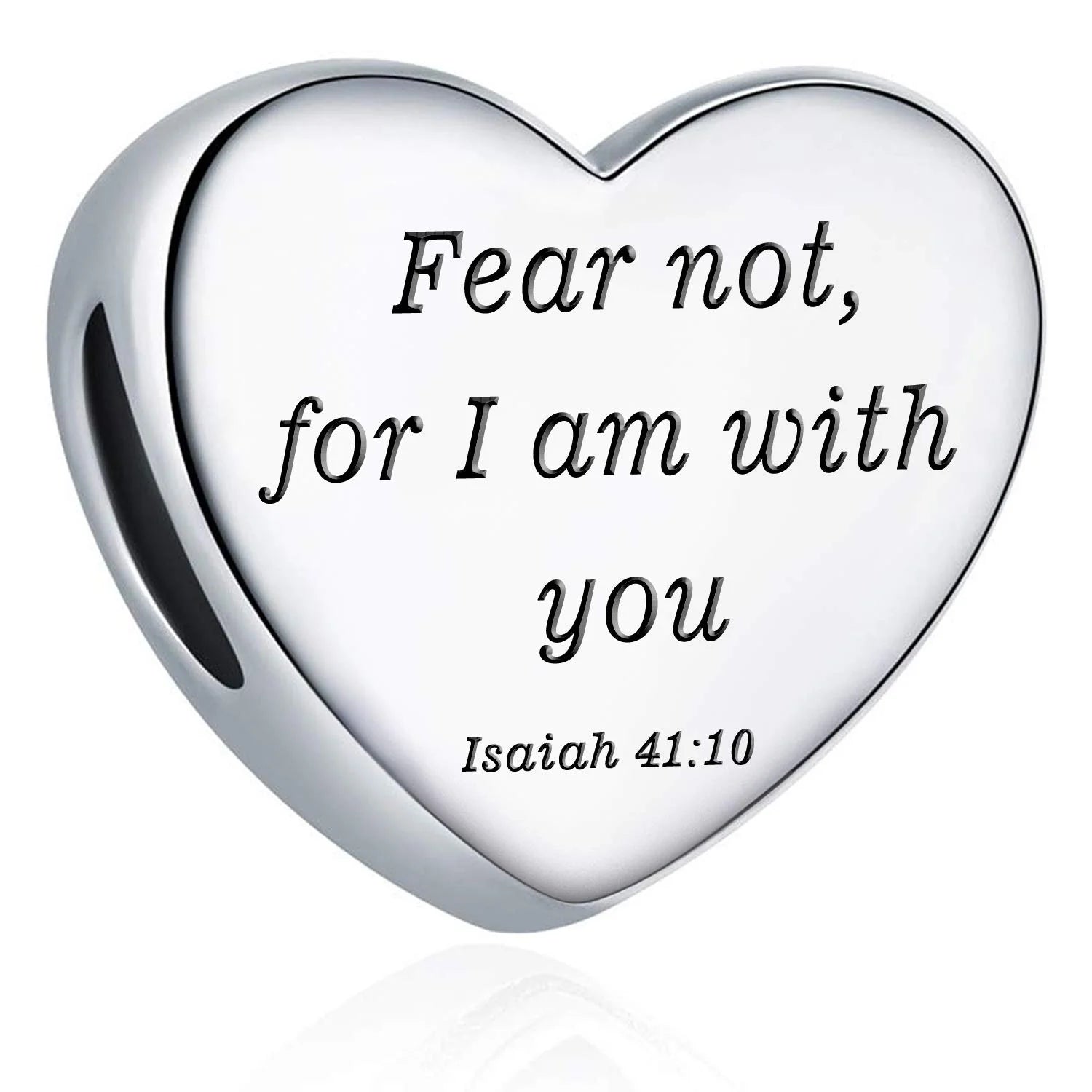 Sterling Silver Faith Charm Bead