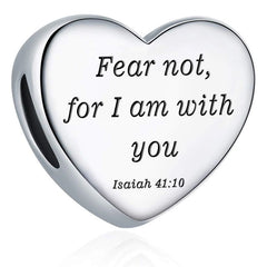 Sterling Silver Faith Charm Bead