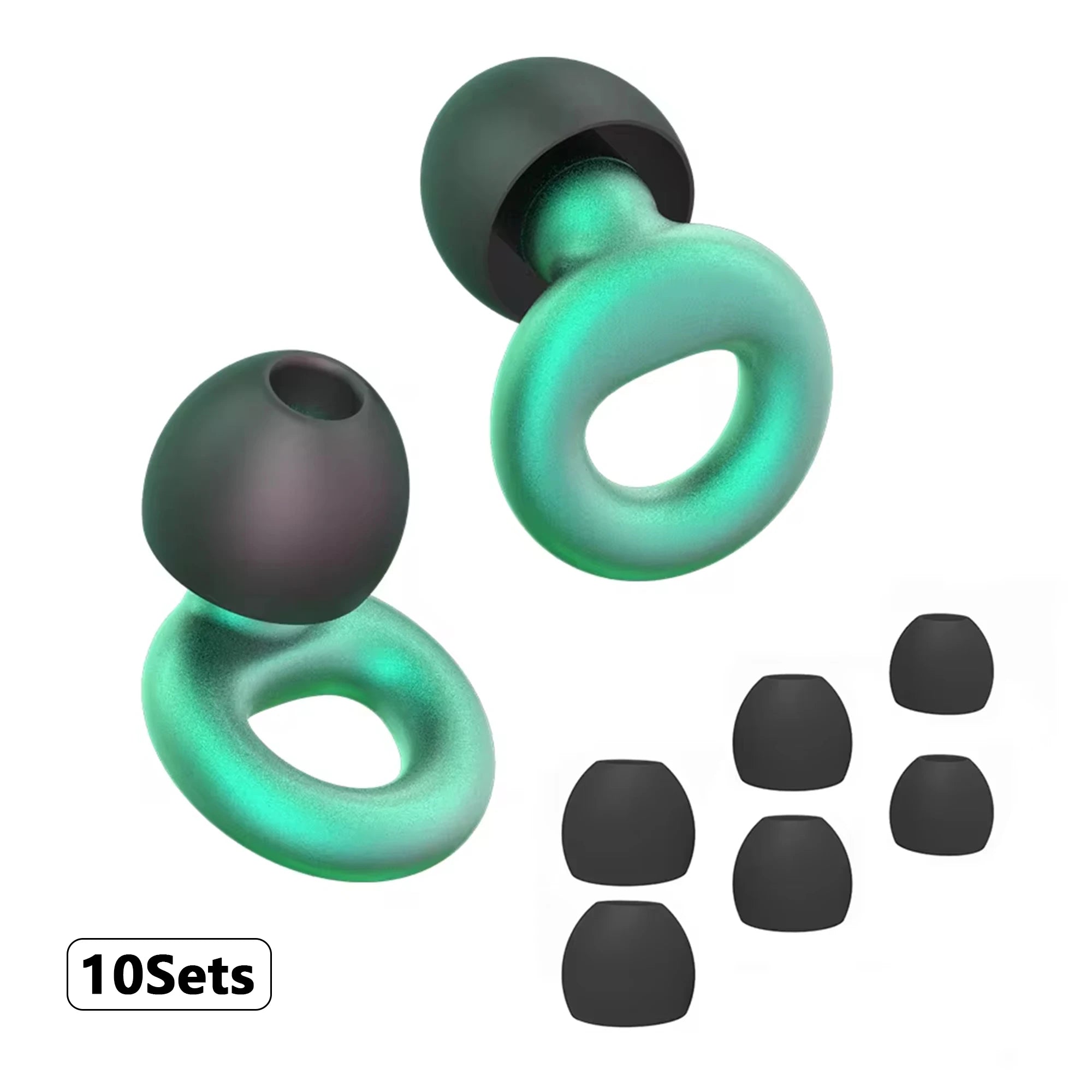 Reusable Silicone Noise Reducing Sleep Earplugs
