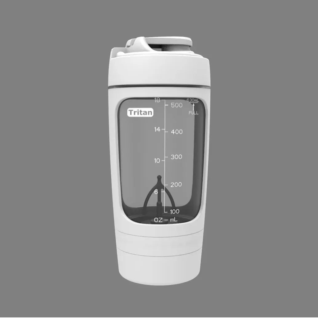 630ml Electric Protein Shaker Bottle and Portable Automatic Blender