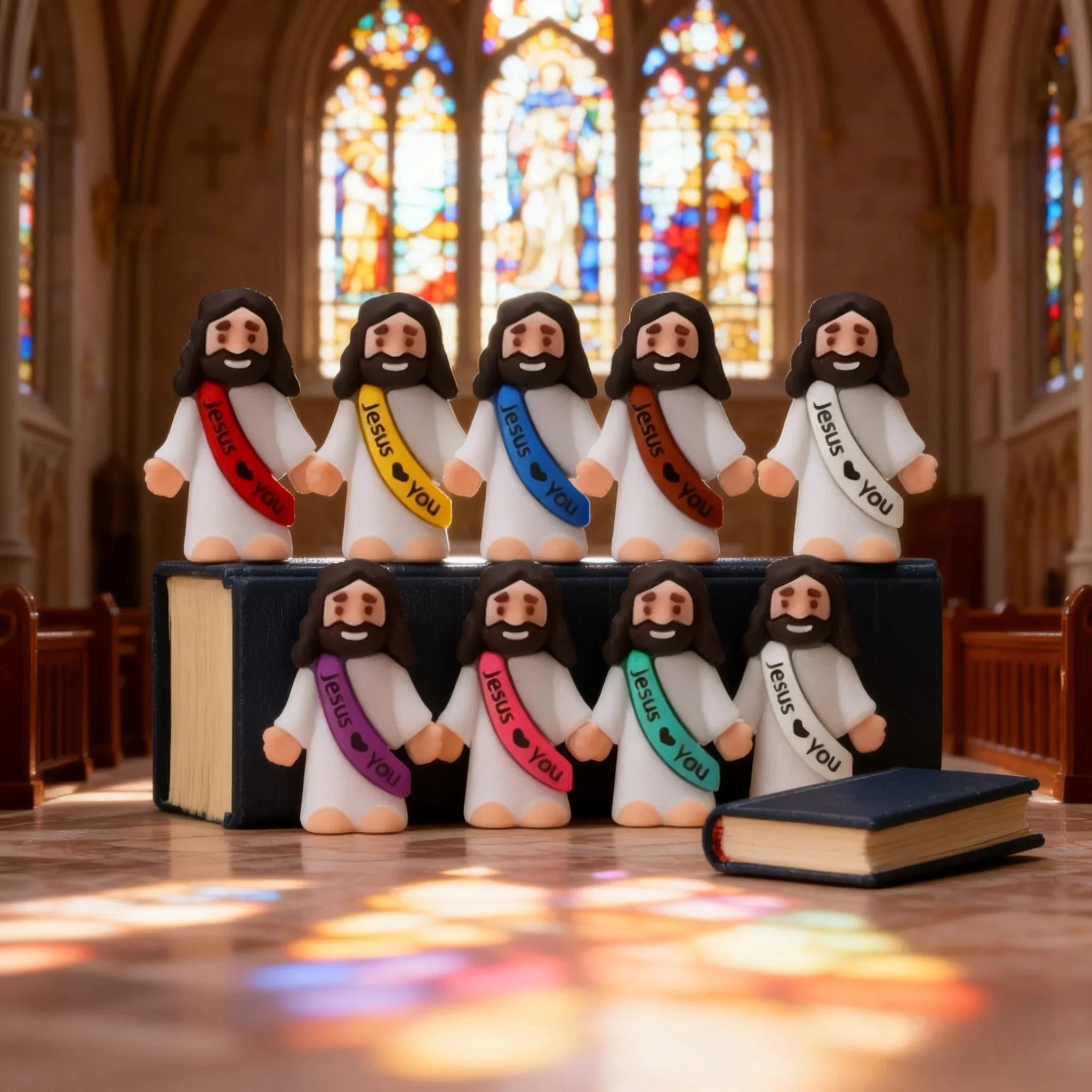 Mini Jesus Faith Figurine Set